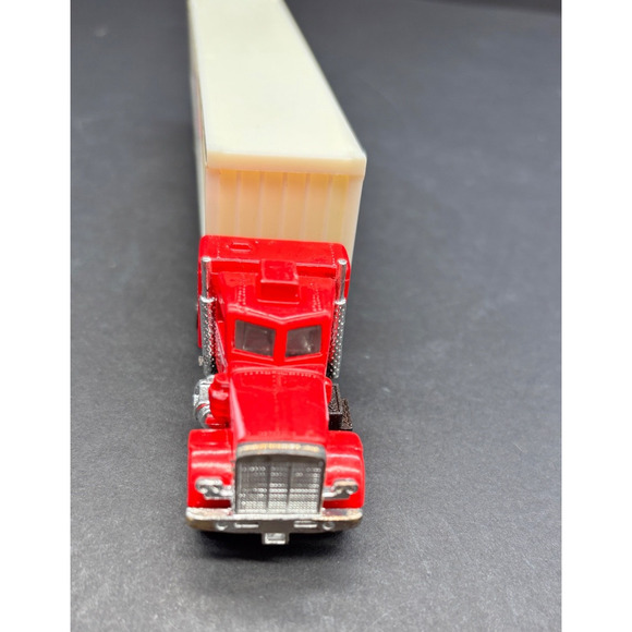 Vintage HO Scale 1/87 Die cast SEALAND SL Semi Truck, Red Tractor Trailer l - Picture 2 of 11